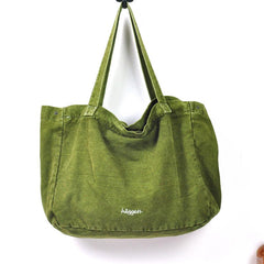 Navy Blue Canvas Mens Denim Bag Tote Bag Messenger Bag Army Green Denim Tote Shoulder Bag For Men and Women - imessengerbags