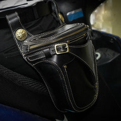 Leather Belt Pouch Mens Small Cases Waist Bag Hip Pack Belt Bag Fanny Pack Bumbag for Men - imessengerbags