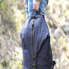 Canvas Mens Cool Backpack Bag Sling Bag Large Travel Bag Hiking Bag for Men - imessengerbags