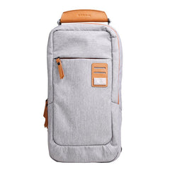 Cool Oxford Cloth PVC Men's Black Sling Bag Chest Bag One Shoulder Backpack For Men - imessengerbags