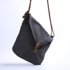 Canvas Mens Womens Casual Gray 12‘’ Courier Bag Side Bag Messenger Bag for Men - imessengerbags