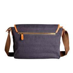 Casual Canvas Leather Mens Side Bag Side Bag Small Messenger Bags Casual Courier Bags for Men