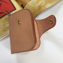 Handmade Leather Biker Wallet Mens Cool Short Chain Wallet Trucker Wallet with Chain