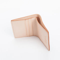 Handmade Dark Brown Leather Mens billfold Wallet Bifold Front Pocket Small Wallet For Men - imessengerbags