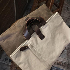 Mens Canvas Cool Side Bag Messenger Bag Canvas Handbag Canvas Tote for Men