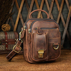 Vintage Leather Belt Pouches for Men Waist Bag BELT BAG Shoulder Bags For Men