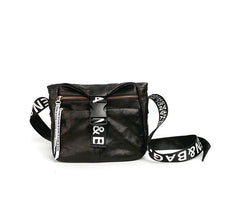 Black Leather Mens Casual Small Courier Bag Messenger Bags Brown Postman Bag For Men - imessengerbags