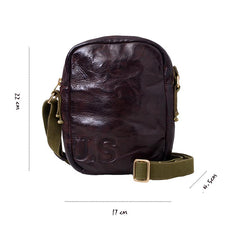 Casual Coffee Leather Men Vertical Side Bag Green Small Messenger Bag Black Courier Bag For Men - imessengerbags