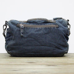 Blue Denim Mens Womens Side Bag Handbag Blue Jean Messenger Bag For Women