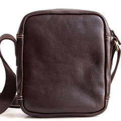 Genuine Leather Mens Cool Messenger Bag Sling Bag Chest Bag Bike Bag Cycling Bag for men - imessengerbags