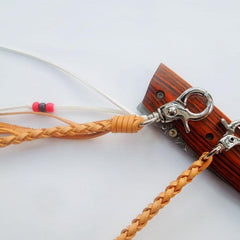 Leather Braided Biker Trucker Wallet Chain for Chain Wallet Biker Wallet Trucker Wallet - imessengerbags