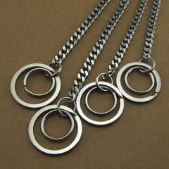 304 Solid Stainless Steel 15inch Wallet Chain Cool Punk Rock Biker Trucker Wallet Chain Trucker Wallet Chain for Men - imessengerbags
