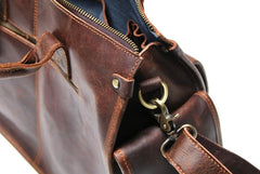 Cool Leather Mens Large Travel Bags Handbag Shoulder Bags for men