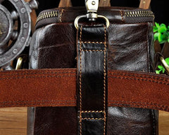 Leather Mens Cell Phone Holster Belt Pouch Mens Side Bag Shoulder Bag for Men