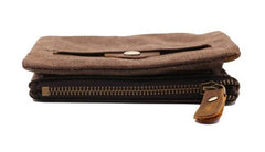 Mens Canvas Small Wallets for men Bifold Cool Men billfold Small Wallet - imessengerbags