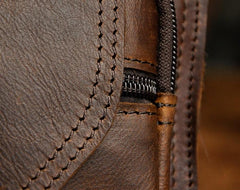 Leather Mens Chest Bag Sling Bag Sling Shoulder Bag Sling Backpacksfor men - imessengerbags