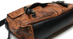 Cool Handmade Vintage Leather Mens Messenger Bags Shoulder Bag for men - imessengerbags