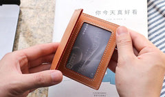Leather Mens Card Wallets Small Wallet Slim Wallet Front Pocket Wallet for Men - imessengerbags