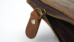 Mens Canvas Small Wallet for men Bifold Cool Men billfold Small Wallet - imessengerbags