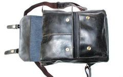 Cool Brown Mens Leather Backpack Travel Backpack School Backpacks for men - imessengerbags