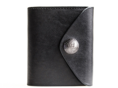 Genuine Leather Mens Cool billfold Leather Wallet Men Small Wallets Bifold for Men - imessengerbags