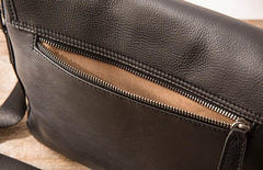 Cool Leather Mens Small Messenger Bags Shoulder Bags for Men