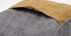 Mens Waxed Canvas Tote Bag Canvas Shopper Bag Canvas Shoulder Bag for Men