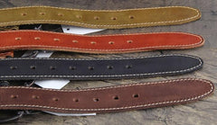 Genuine Leather Punk Rock Biker Trucker Mens Belt Men Black Coffee Belt for Men