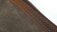 Mens Canvas Small Wallet for men Bifold Cool Men billfold Small Wallet - imessengerbags