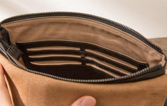 Small Leather Black Mens Cool Messenger Bags Shoulder Bags  for Men - imessengerbags