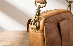 Leather Belt Pouch Phone Case Mens Waist Bag Shoulder Bag for Men
