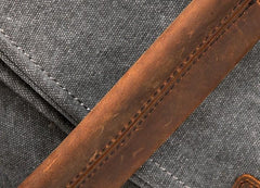 Mens Canvas Rustic Courier Bag Side Bag Messenger Bag Camera Shoulder Bag for Men