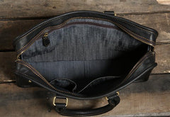 Handmade Leather Mens Cool Messenger Bag Briefcase Work Bag Business Bag Laptop Bag for men
