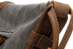 Mens Canvas Rustic Courier Bag Side Bag Messenger Bag Camera Shoulder Bag for Men