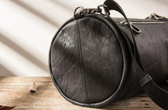 Cool Leather Mens Barrel Shoulder Bags Messenger Bags for Men