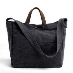 Cute Canvas Mens Womens White Handbag Tote Bag Shoulder Bag Tote Purse For Men - imessengerbags