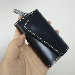 Handmade Mens Leather Biker Key Wallets Cool Small Key Wallets Key Holders