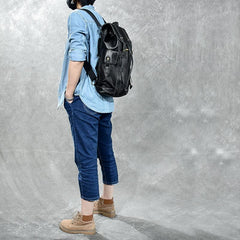 Black Leather Mens 15