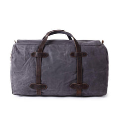 Mens Waxed Canvas Weekender Bags Canvas Travel Bag Canvas Overnight Bag for Men