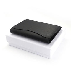 Leather Mens Front Pocket Wallet Small Card Wallet Change Wallets for Men - imessengerbags