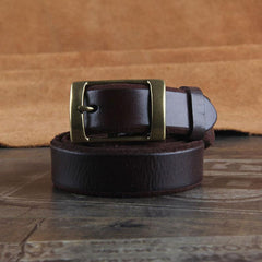 Genuine Leather Punk Rock Biker Trucker Mens Belt Men Black Coffee Belt for Men