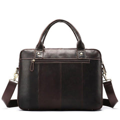 GENUINE LEATHER MENS Laptop BAG BRIEFCASE WORK BAG BUSINESS BAGS FOR MEN