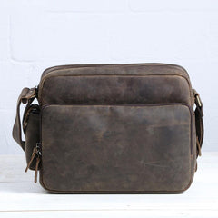 Cool Leather Vintage Mens Messenger Bags Small Shoulder Bags for Men - imessengerbags