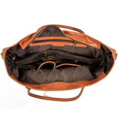 Cool Canvas Leather Mens Womens Casual Shopping Bag Tote Bag Shoulder Bag Tote Purse For Men - imessengerbags