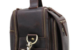 VINTAGE LEATHER MENS Camera Bag Small Cool SHOULDER BAG HANDBAG FOR MEN
