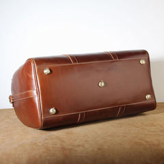 Genuine Leather Mens Cool Weekender Bag Travel Bag Duffle Bags Overnight Bag Holdall Bag for men - imessengerbags
