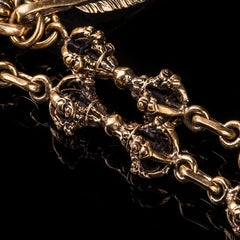 Brass biker trucker Tibetan Keychain wallet Chain for chain wallet biker wallet trucker wallet - imessengerbags
