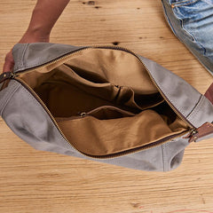 Canvas Mens 14 inches Side Bag Canvas Messenger Bags Canvas Travel Large Courier Bags for Men - imessengerbags