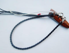 Leather Braided Biker Trucker Wallet Chain for Chain Wallet Biker Wallet Trucker Wallet - imessengerbags