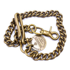 Cool Brass Mens Biker Wallet Chain Gold Wallet Chain Pants Chain For Men - imessengerbags